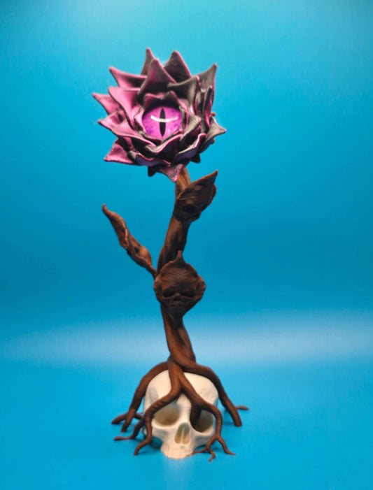 Bloom of the Forgotten | 3D Printed Haunted Floral Figurine - Impishly Yours