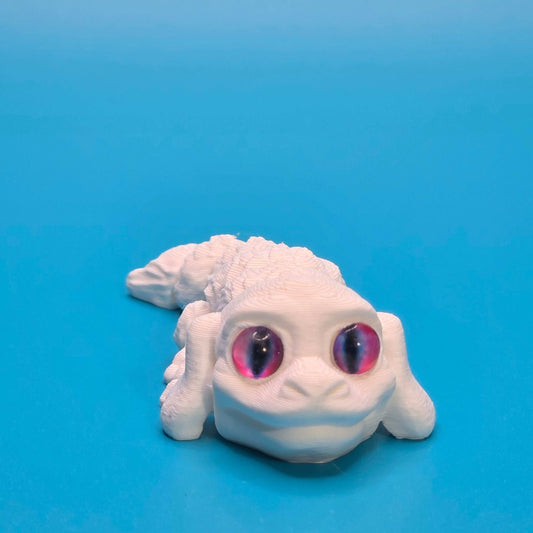 Creepy Cute Luck Dragon | 3D Printed Figurine or Keychain - Impishly Yours