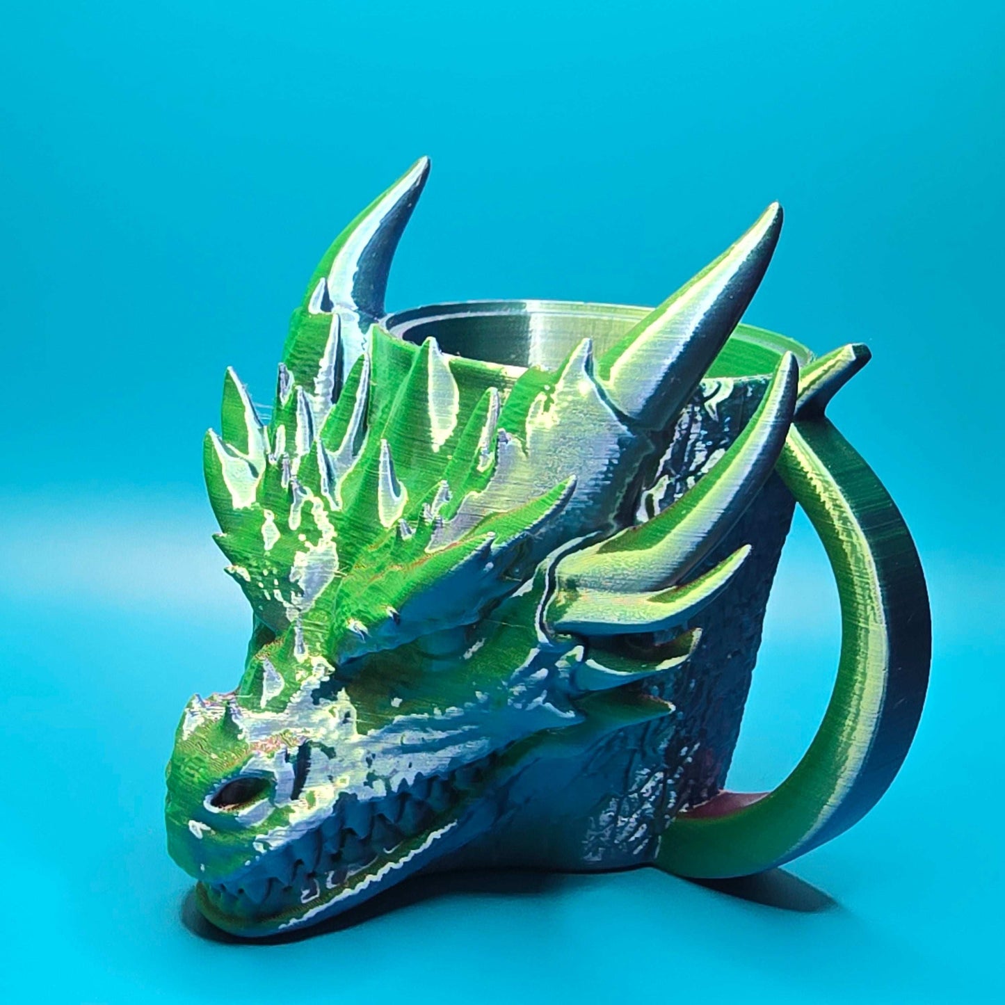 Dragon Head Mug | 3D Printed Fantasy Drinkware - Impishly Yours