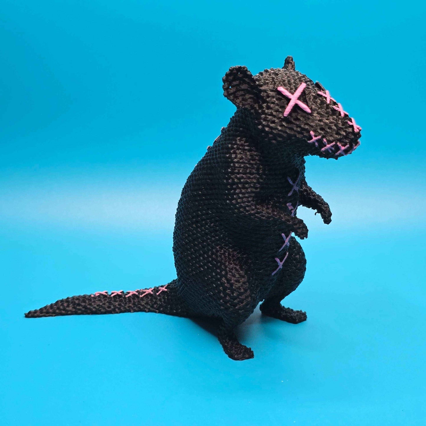 Ratley the Rat | 3D Printed Stitchling Figurine - Impishly Yours
