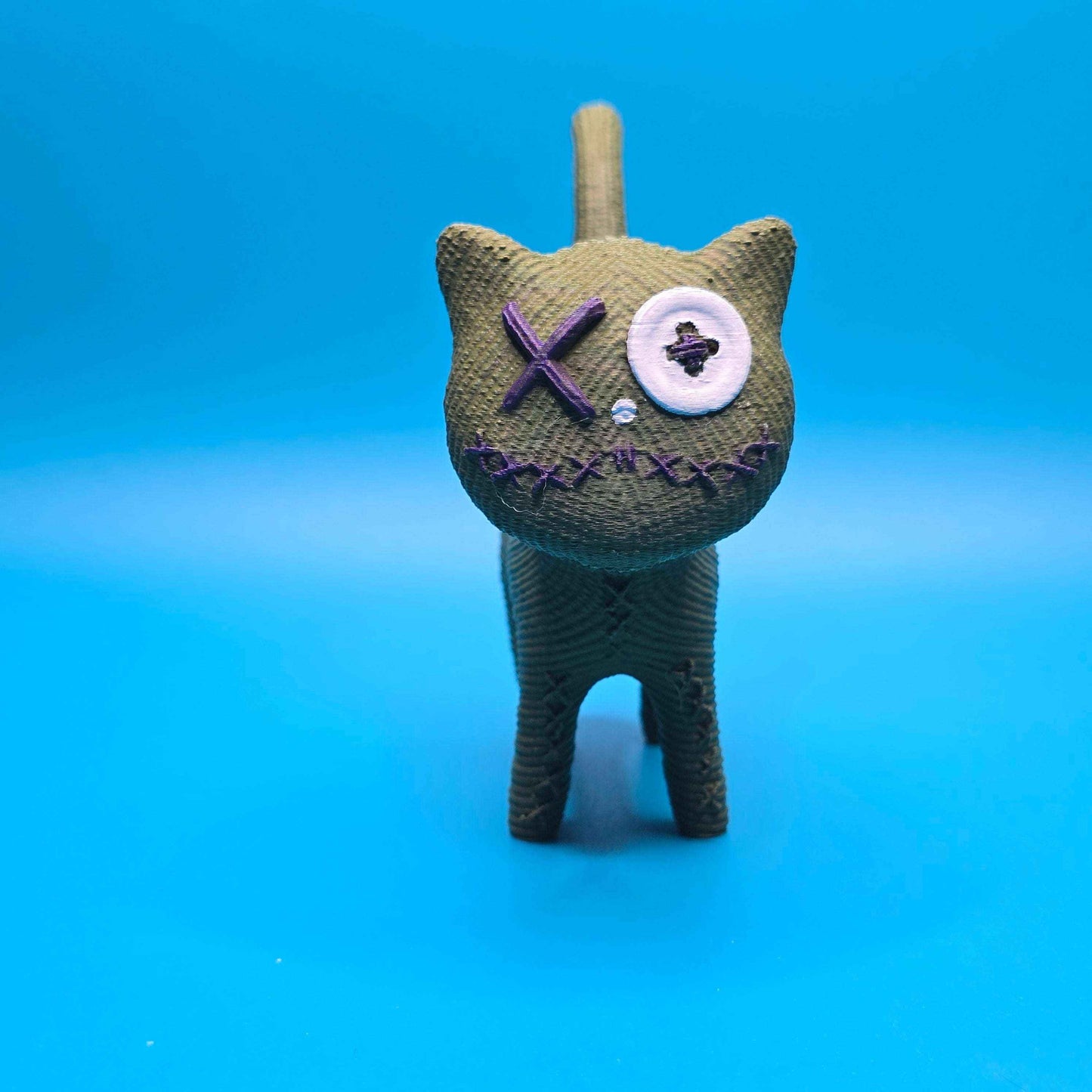 Sewphisto the Cat | 3D Printed Stitchling Figurine - Impishly Yours