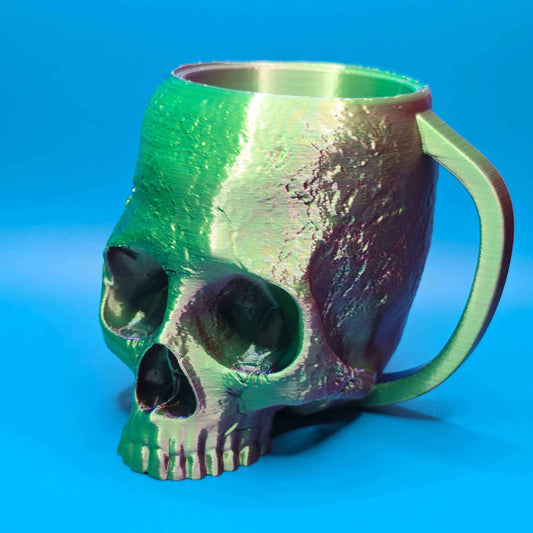 Skull Mug | 3D Printed Creepy - Cute Drinkware - Impishly Yours