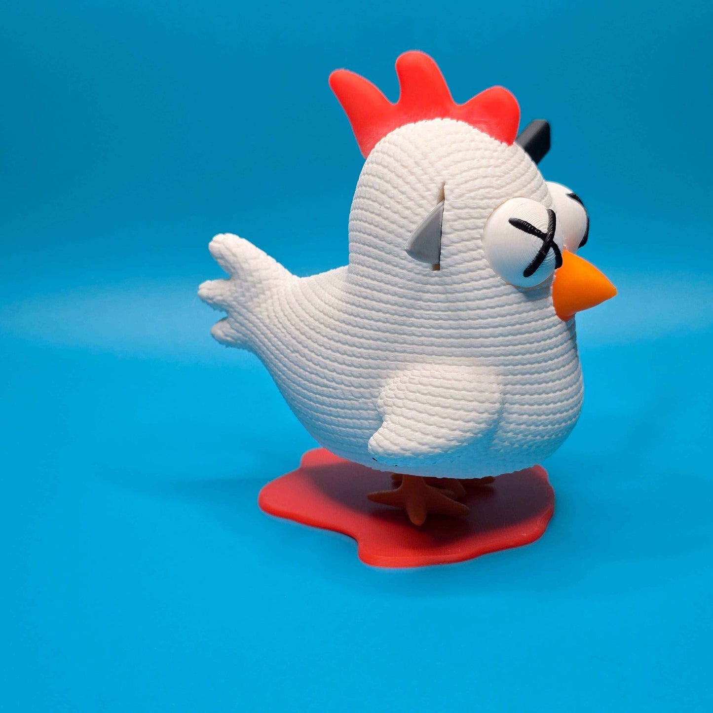 Stabbert the Chicken | Cute But Killed 3D Printed Figurine - Impishly Yours