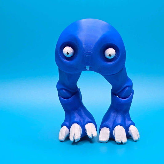 Articulated Fresno Nightcrawler | 3D Printed Creepy - Cute Figurine - Impishly Yours