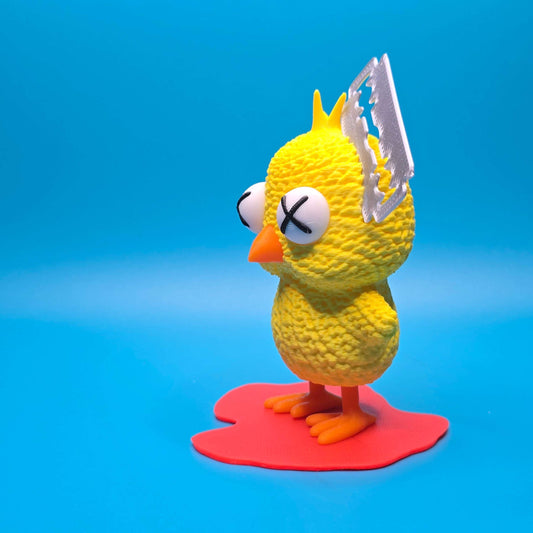 Bleedy Bird | 3D Printed Figurine from The Cute but Killed Collection - Impishly Yours