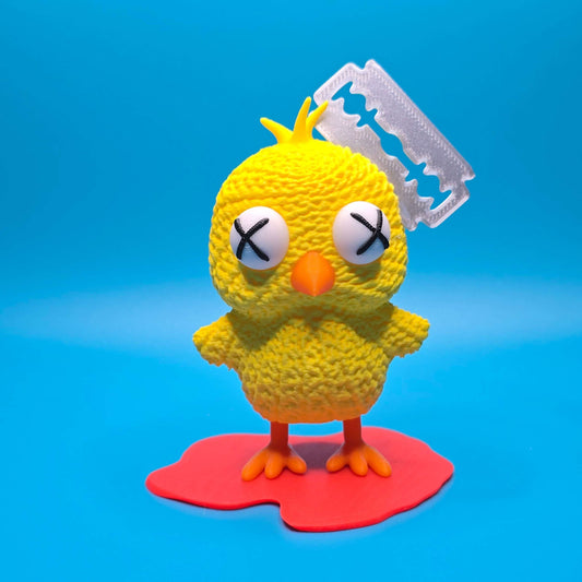 Bleedy Bird | 3D Printed Figurine from The Cute but Killed Collection - Impishly Yours