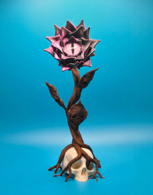 Bloom of the Forgotten | 3D Printed Haunted Floral Figurine - Impishly Yours