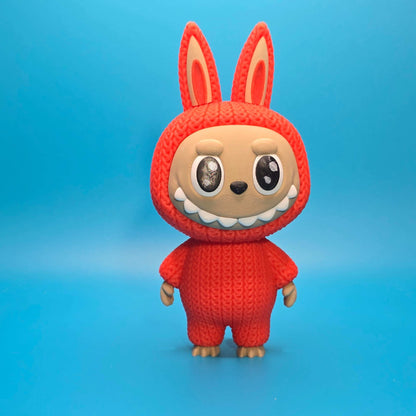 Bubu Monster | 3D Printed Knitted - Texture Figurine with Rotating Head - Impishly Yours