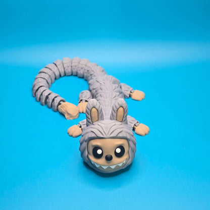 Bubu Monster: Articulated Mischief Edition | 3D Printed Poseable Figurine - Impishly Yours