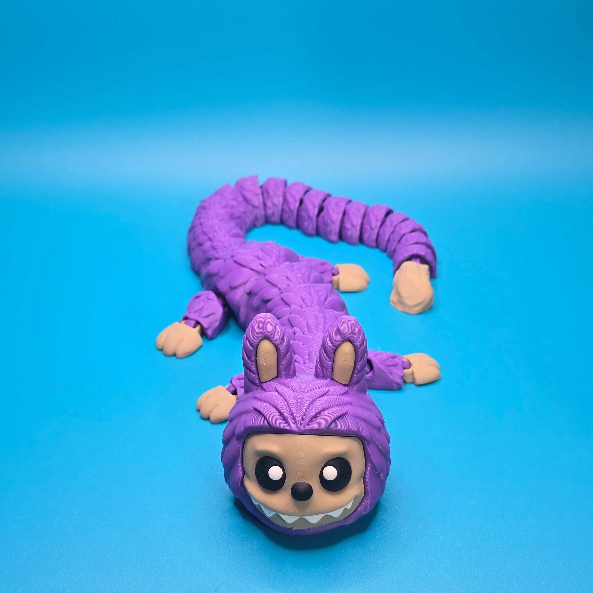Bubu Monster: Articulated Mischief Edition | 3D Printed Poseable Figurine - Impishly Yours