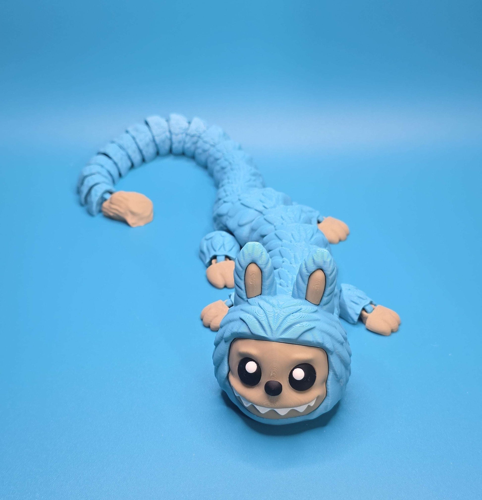 Bubu Monster: Articulated Mischief Edition | 3D Printed Poseable Figurine - Impishly Yours