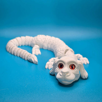 Creepy Cute Luck Dragon | 3D Printed Figurine or Keychain - Impishly Yours