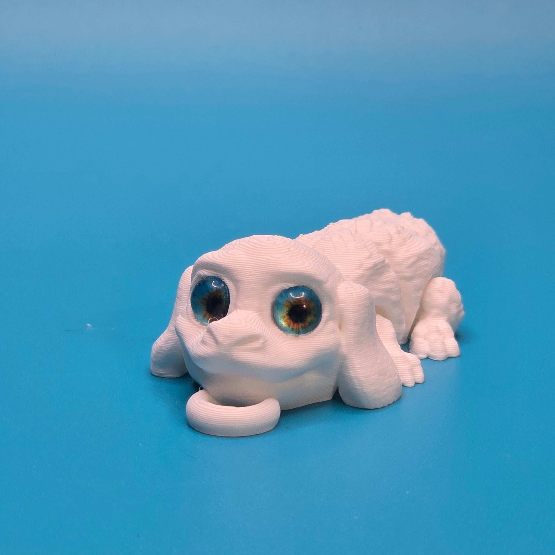 Creepy Cute Luck Dragon | 3D Printed Figurine or Keychain - Impishly Yours