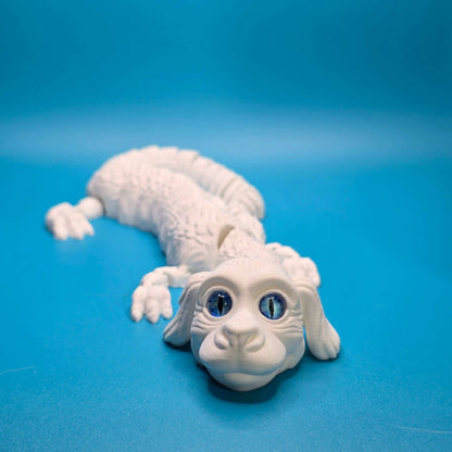 Creepy Cute Luck Dragon | 3D Printed Figurine or Keychain - Impishly Yours