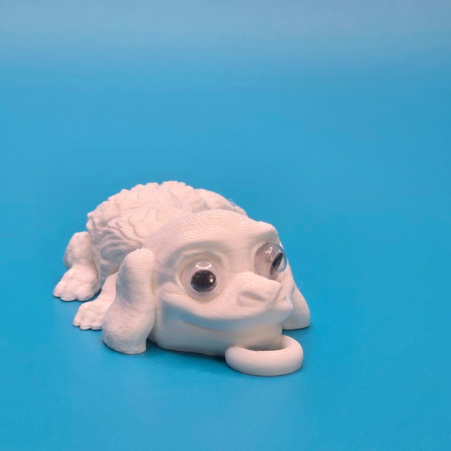 Creepy Cute Luck Dragon | 3D Printed Figurine or Keychain - Impishly Yours