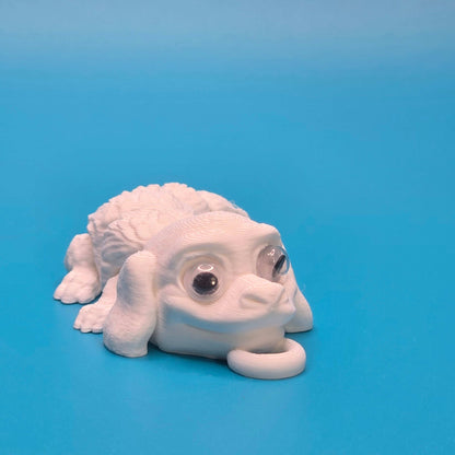 Creepy Cute Luck Dragon | 3D Printed Figurine or Keychain - Impishly Yours