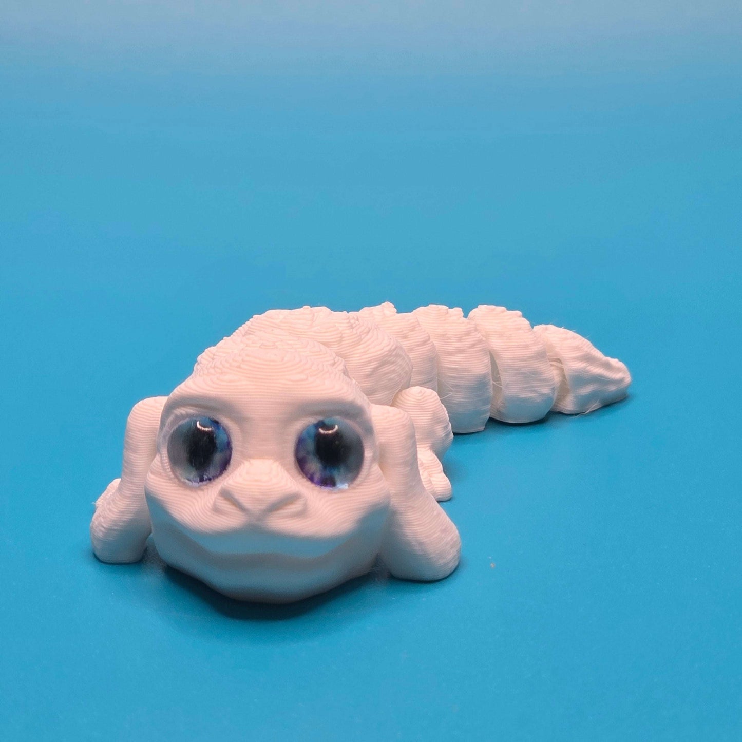 Creepy Cute Luck Dragon | 3D Printed Figurine or Keychain - Impishly Yours