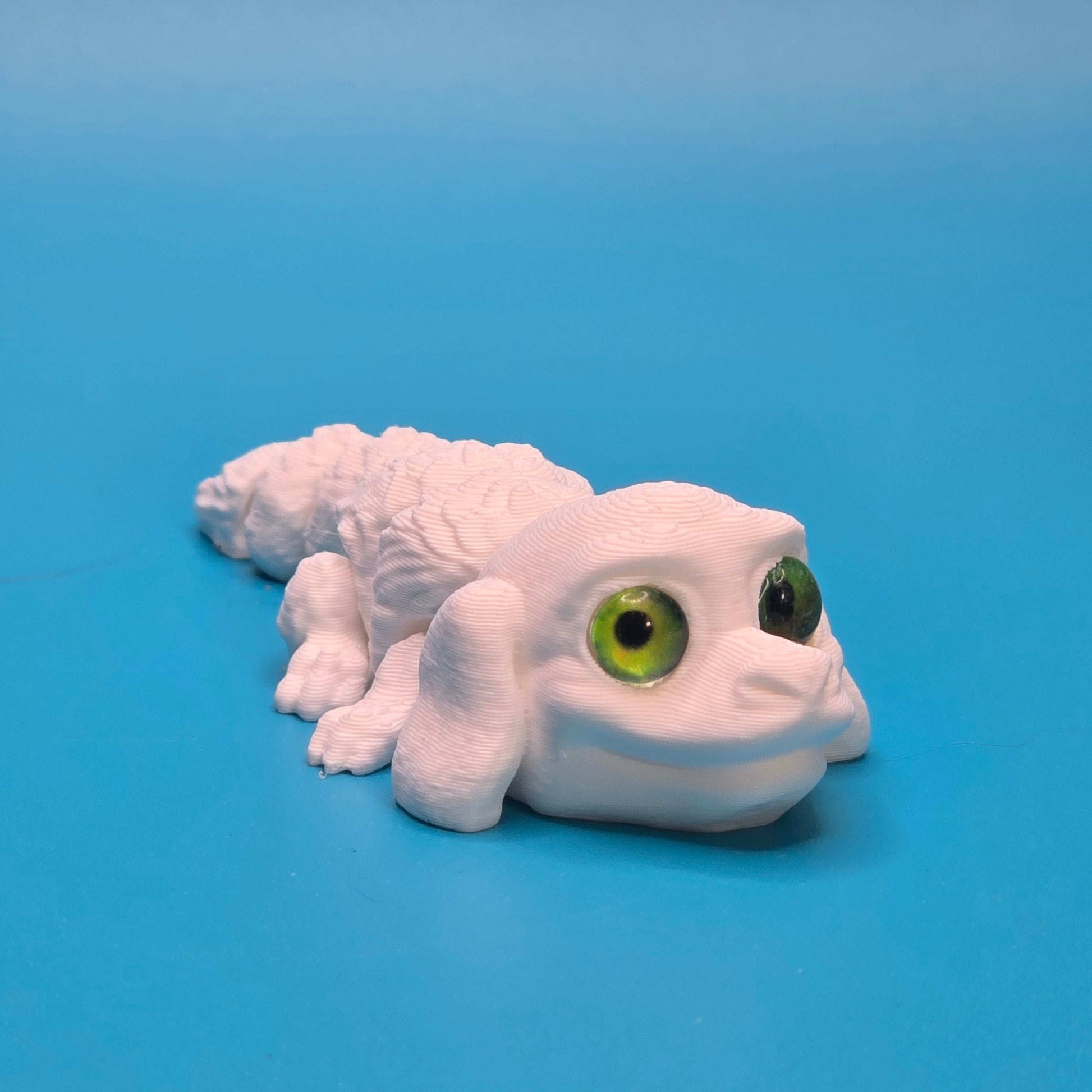 Creepy Cute Luck Dragon | 3D Printed Figurine or Keychain - Impishly Yours