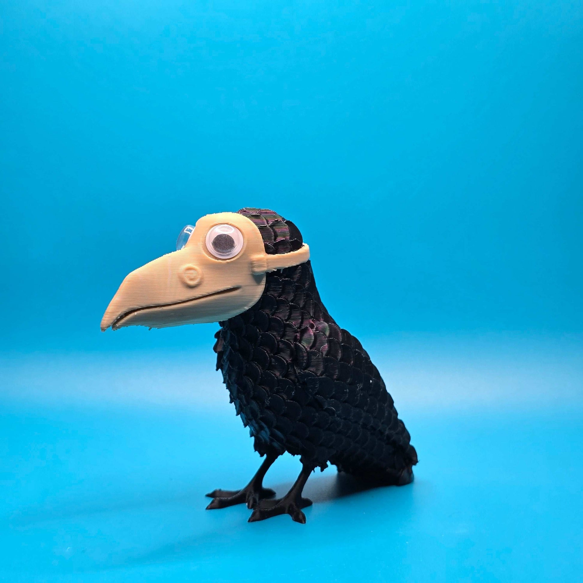 Dr. Corvus the Crow | 3D Printed Stitchling Figurine - Impishly Yours