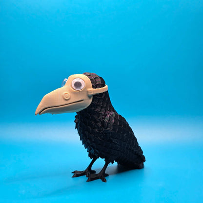 Dr. Corvus the Crow | 3D Printed Stitchling Figurine - Impishly Yours