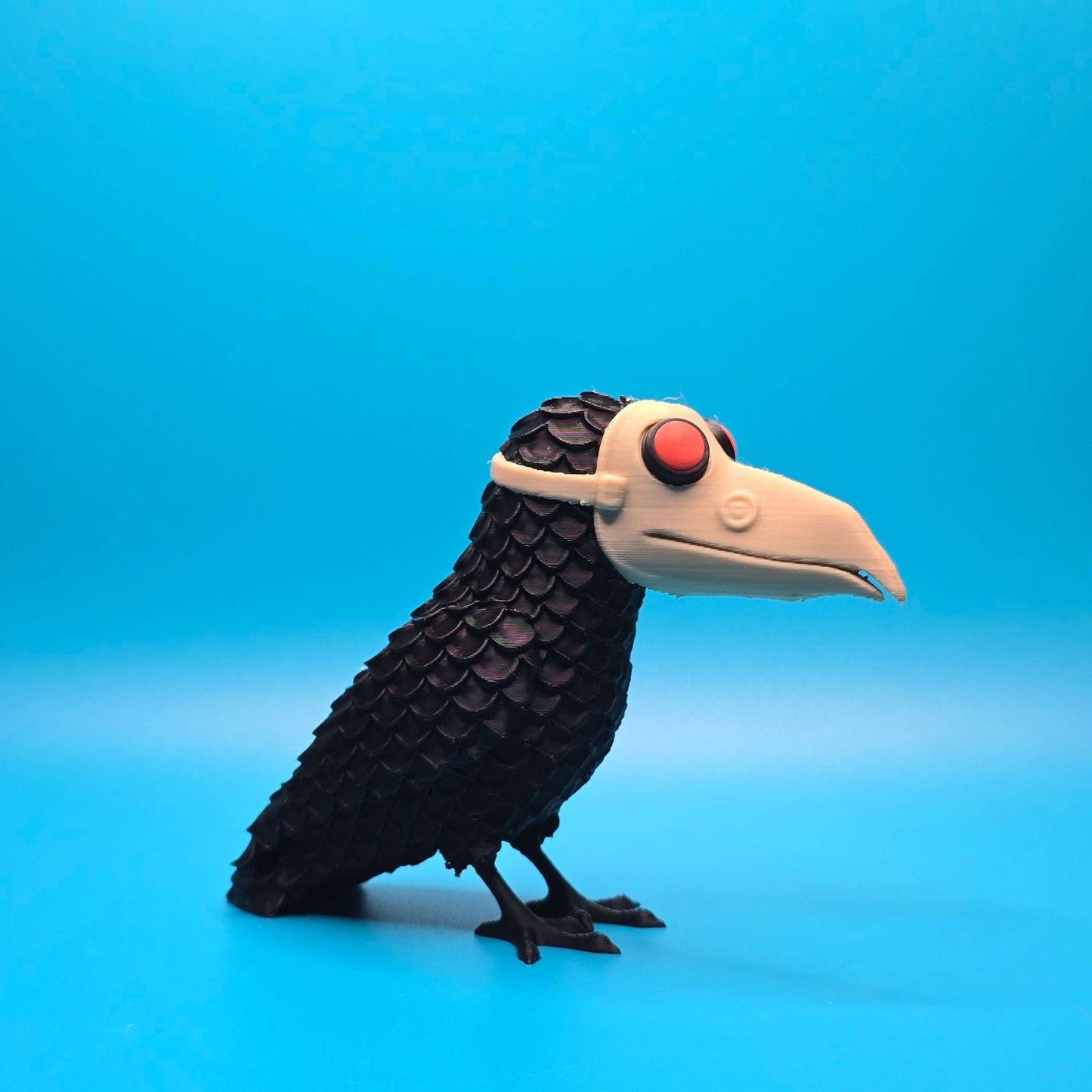 Dr. Corvus the Crow | 3D Printed Stitchling Figurine - Impishly Yours