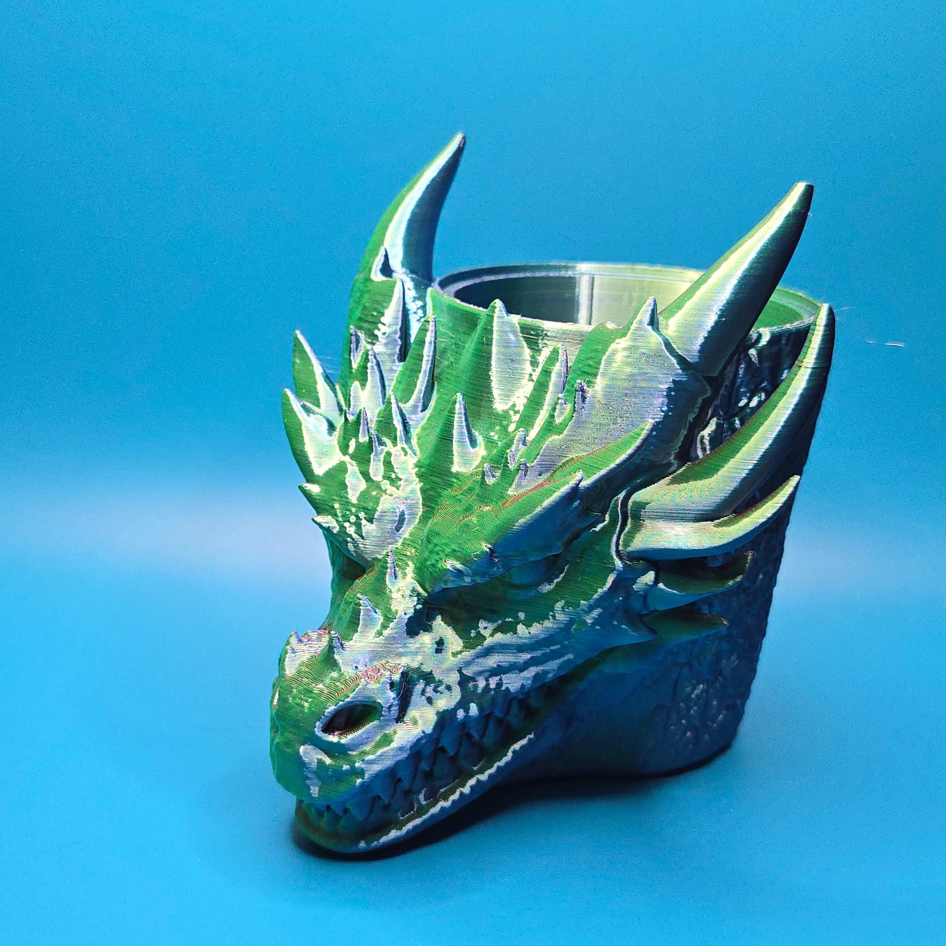 Dragon Head Mug | 3D Printed Fantasy Drinkware - Impishly Yours