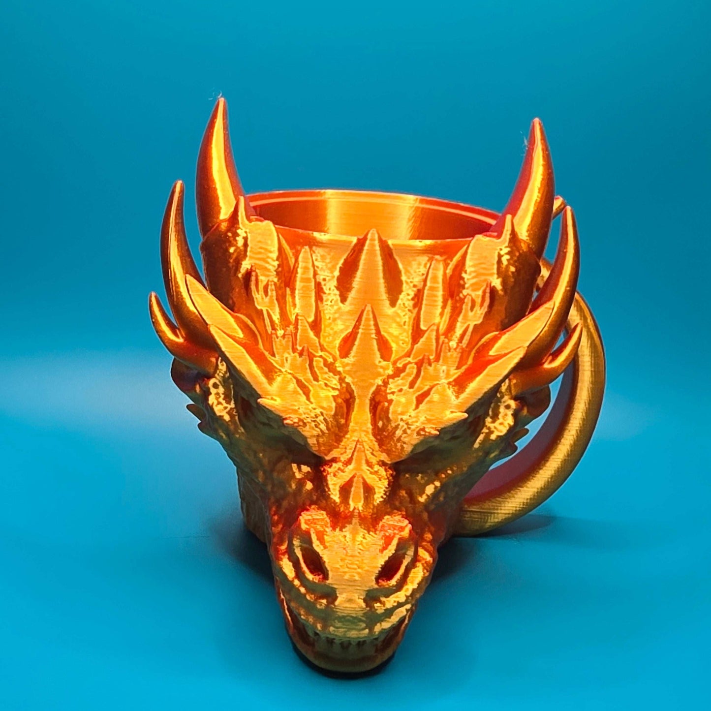 Dragon Head Mug | 3D Printed Fantasy Drinkware - Impishly Yours
