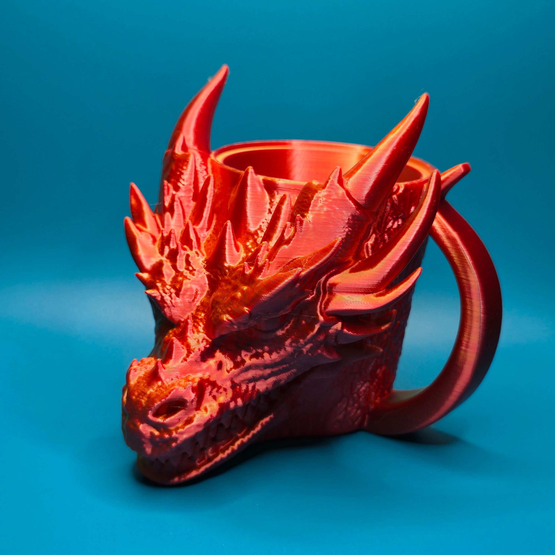Dragon Head Mug | 3D Printed Fantasy Drinkware - Impishly Yours