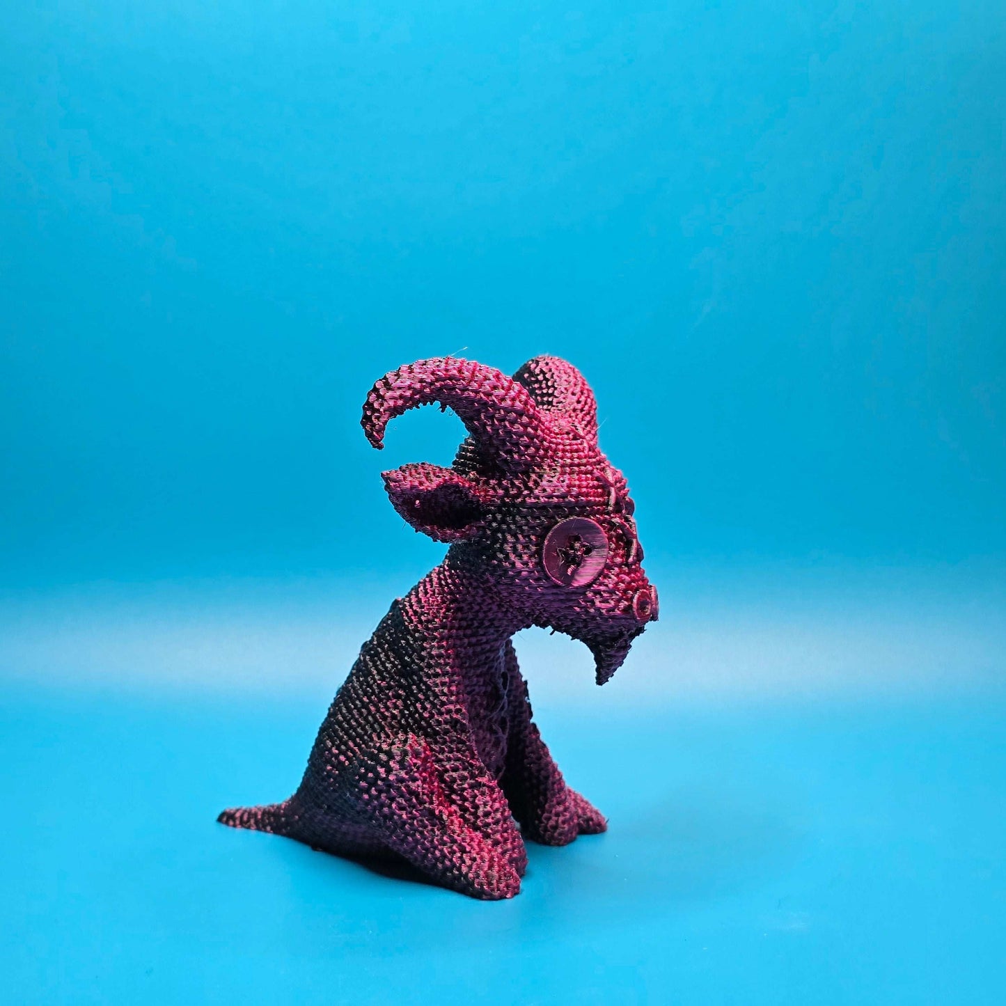 Gary the Goat | 3D Printed Stitchling Figurine - Impishly Yours