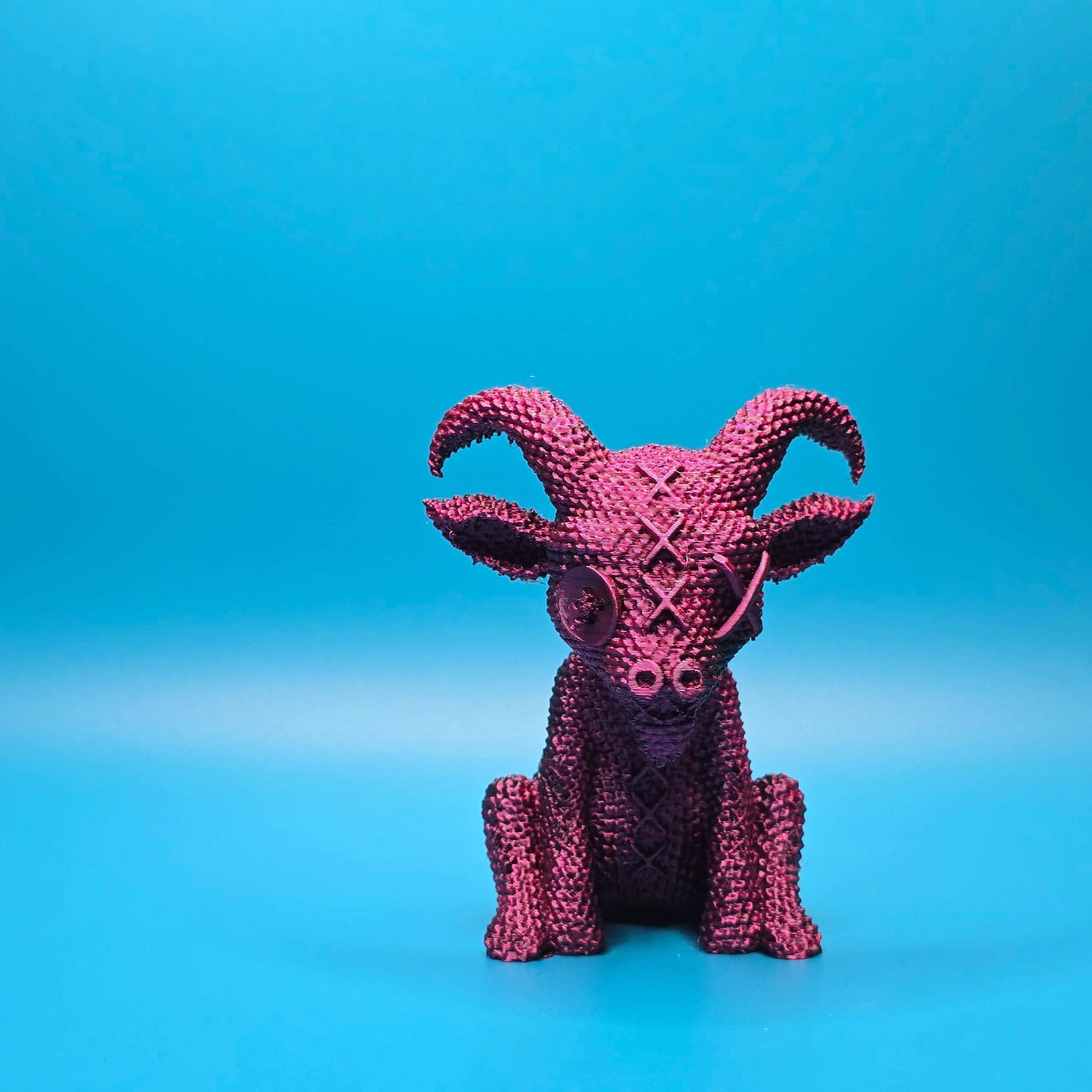 Gary the Goat | 3D Printed Stitchling Figurine - Impishly Yours