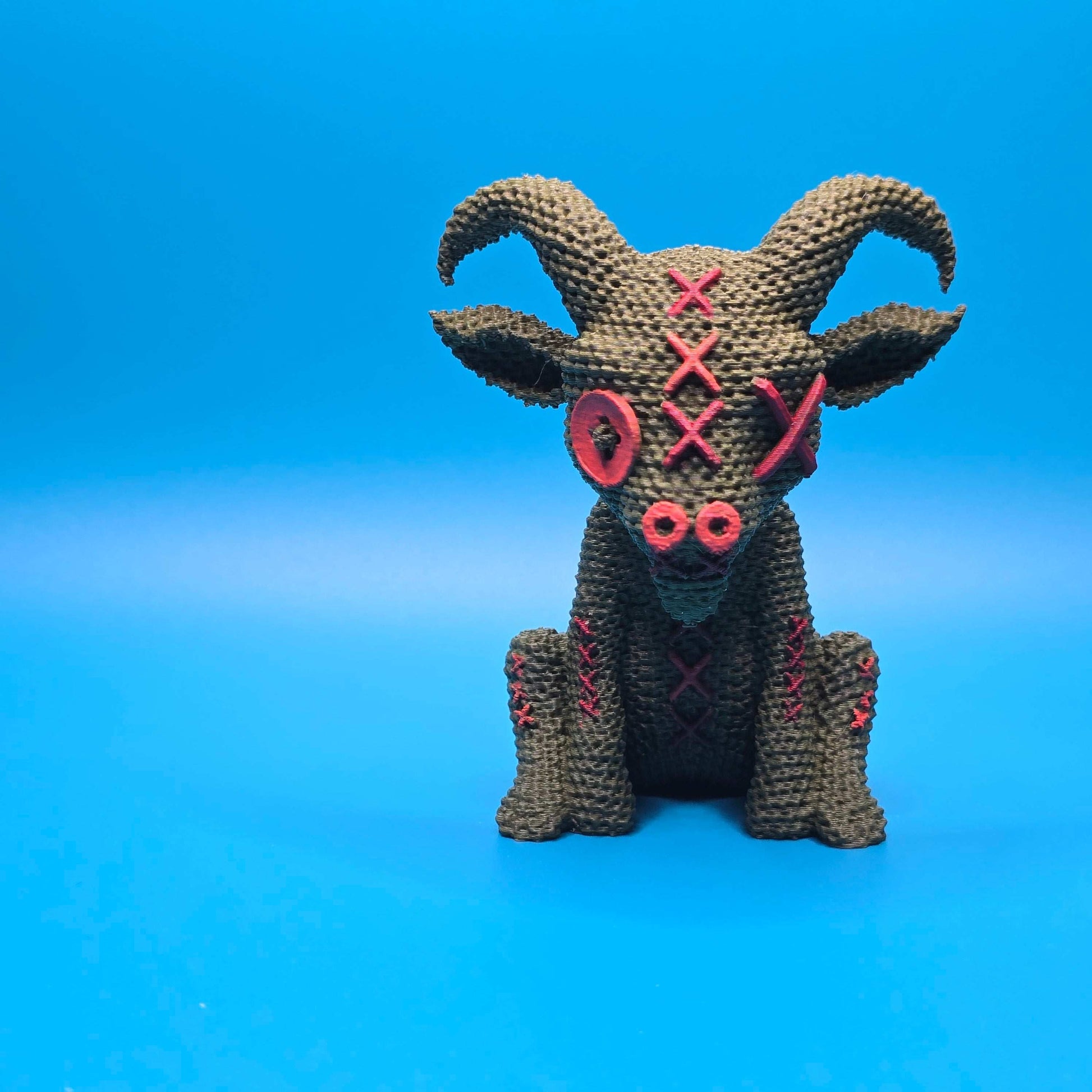 Gary the Goat | 3D Printed Stitchling Figurine - Impishly Yours