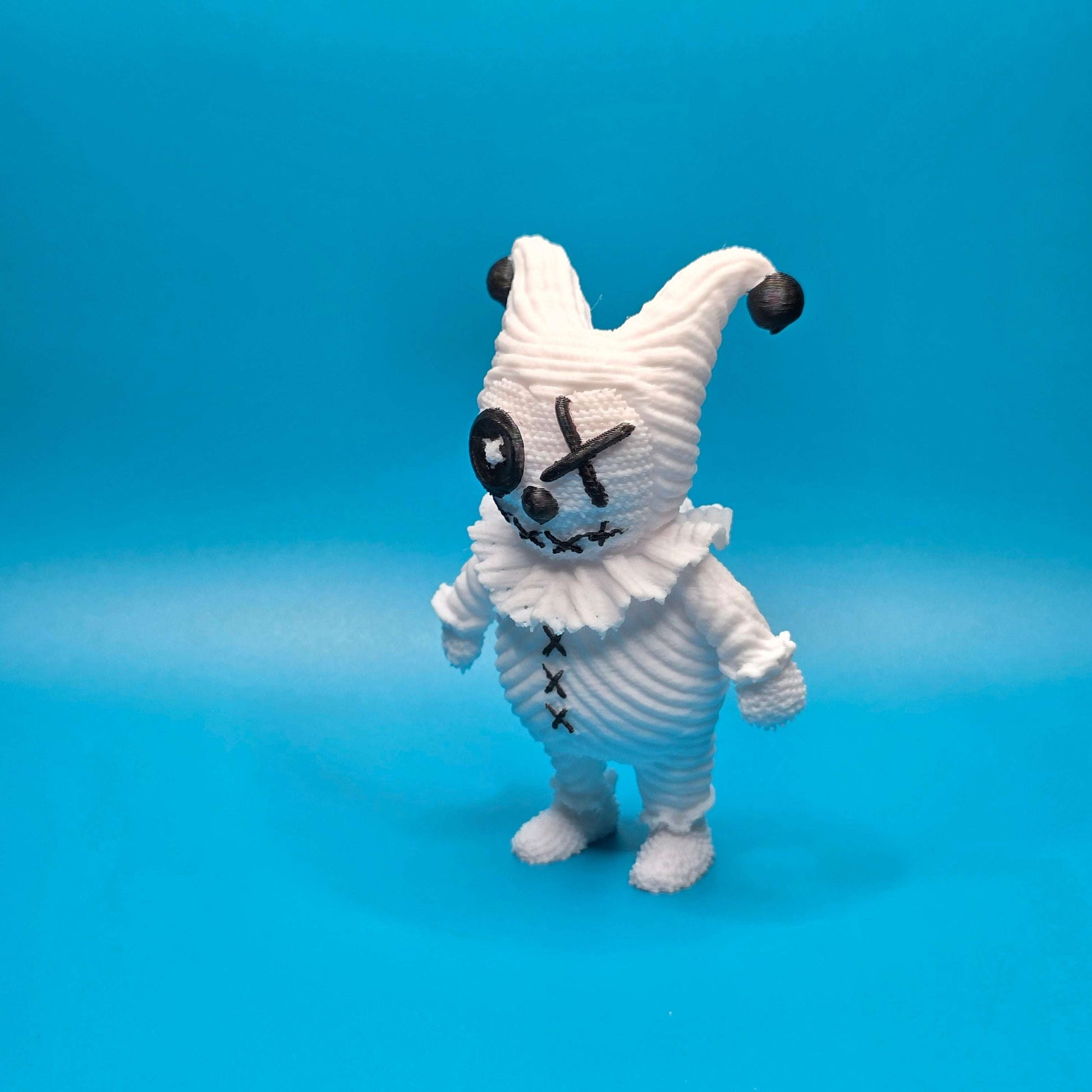Giggles the Clown | 3D Printed Stitchling Figurine - Impishly Yours