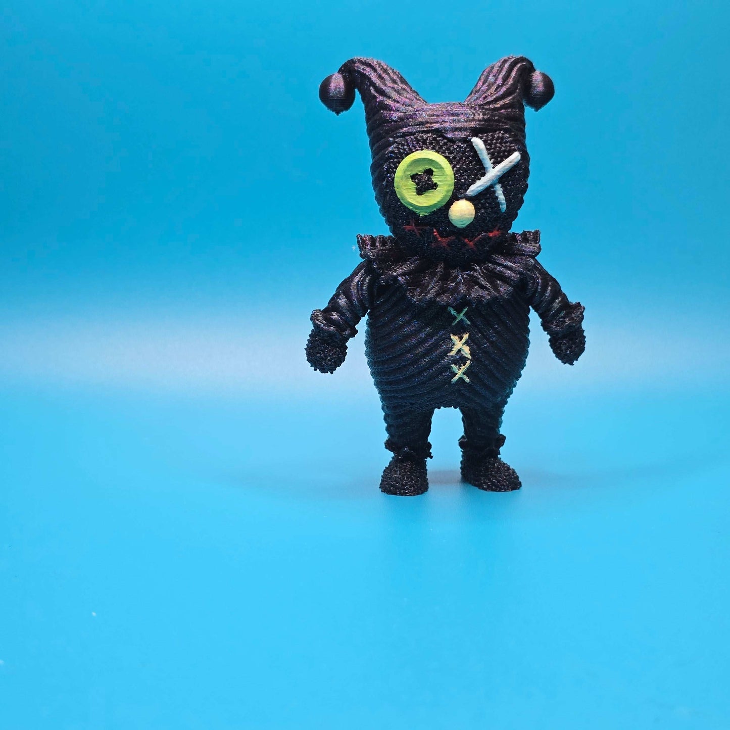 Giggles the Clown | 3D Printed Stitchling Figurine - Impishly Yours