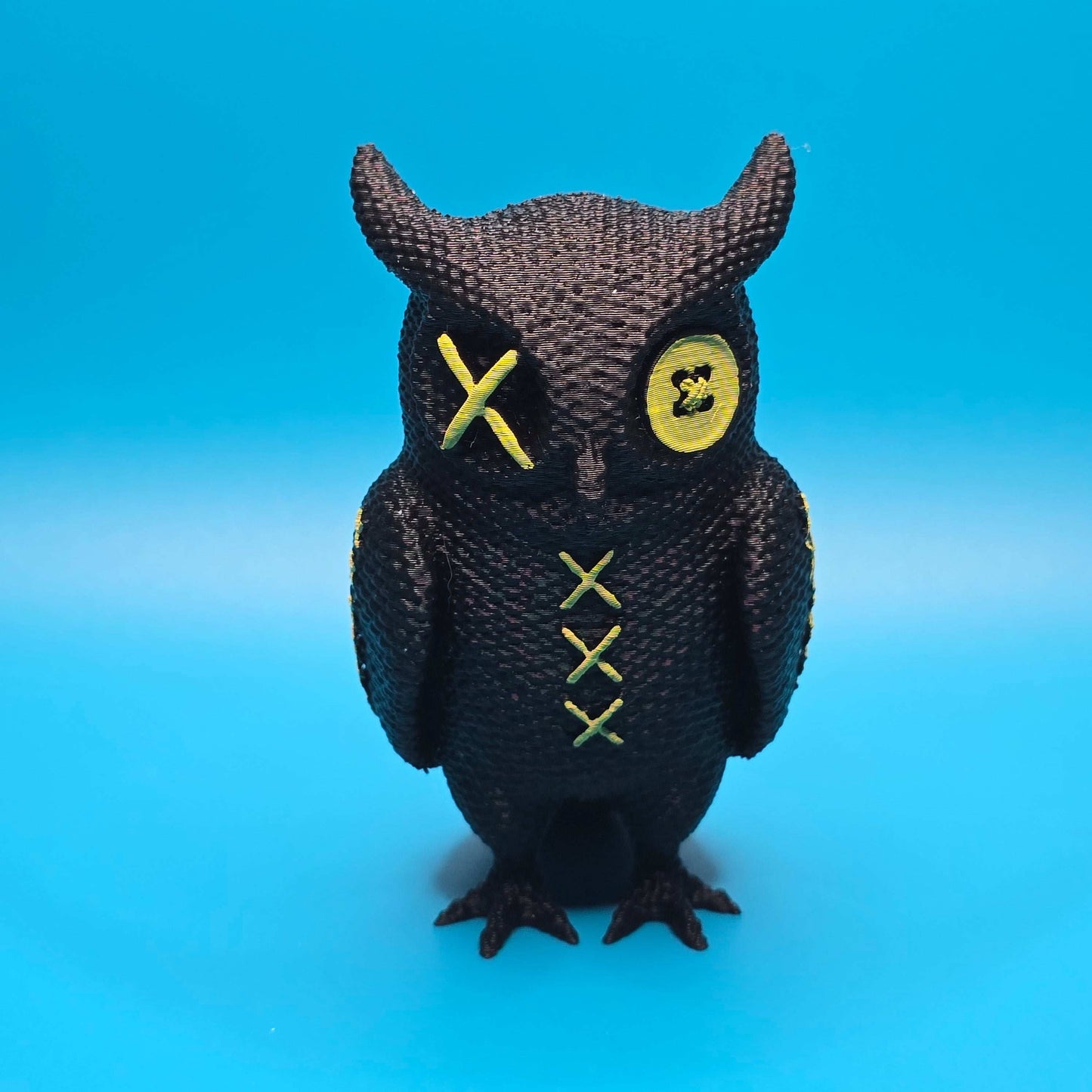 Hemlock the Owl | 3D Printed Stitchling Figurine - Impishly Yours
