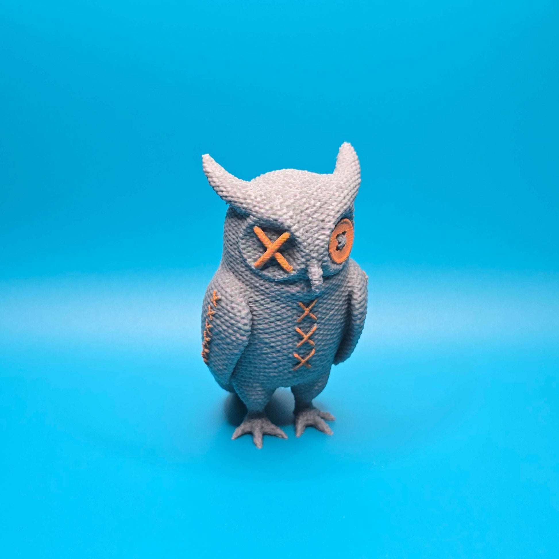 Hemlock the Owl | 3D Printed Stitchling Figurine - Impishly Yours