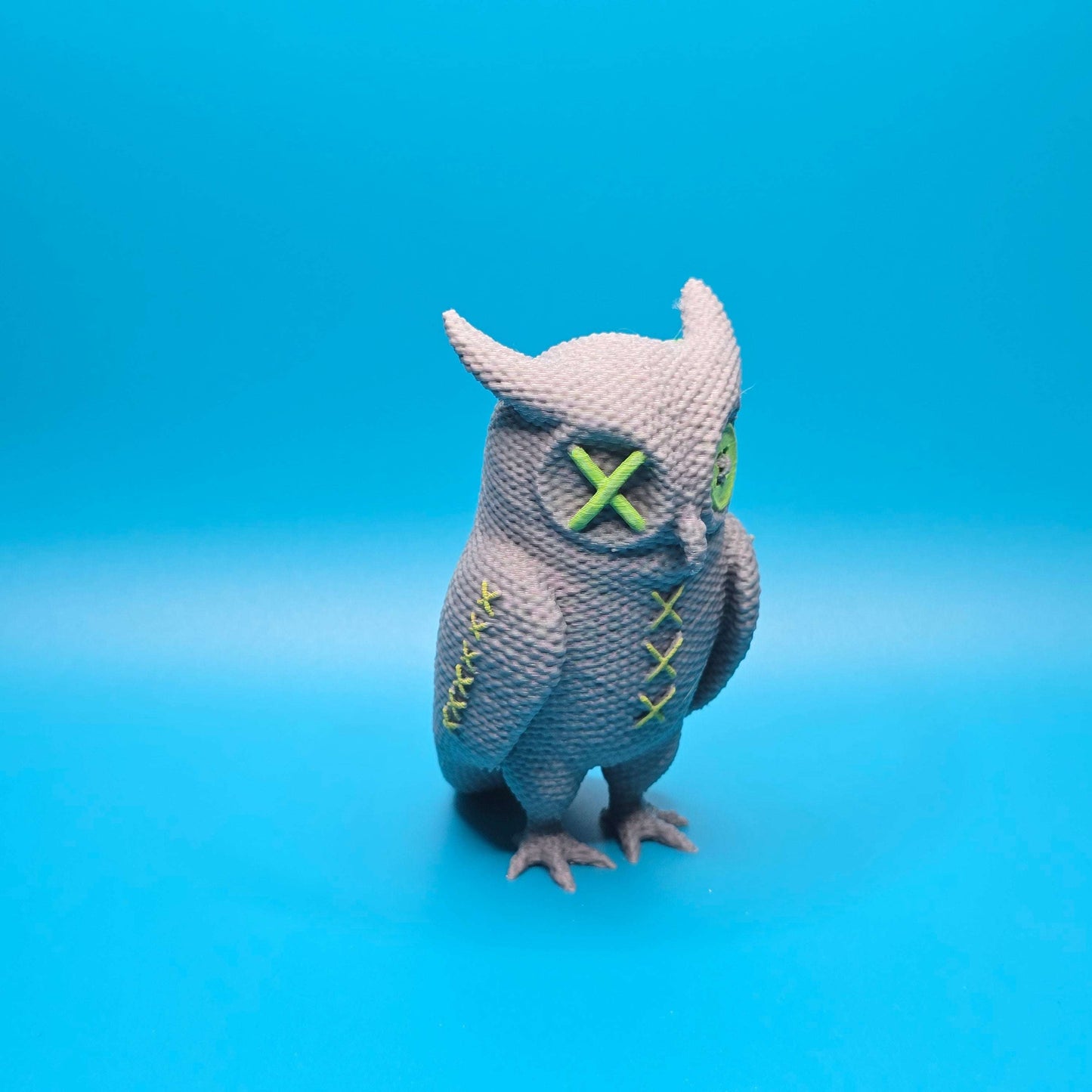 Hemlock the Owl | 3D Printed Stitchling Figurine - Impishly Yours