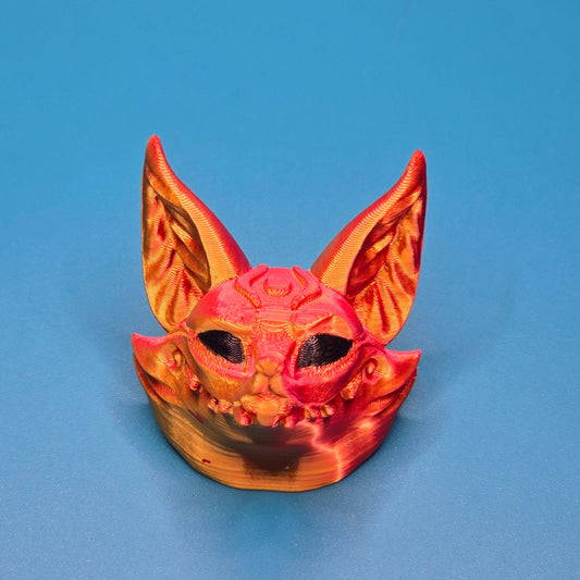 Kitsune Spirit Magnet | 3D Printed Mythical Decor Figurine - Impishly Yours
