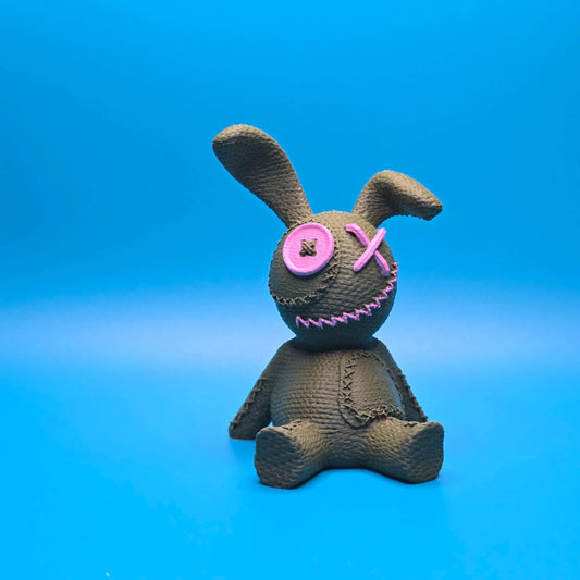 Needlebun the Bunny | 3D Printed Stitchling Figurine - Impishly Yours