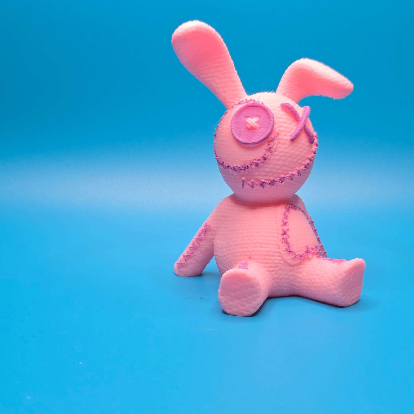 Needlebun the Bunny | 3D Printed Stitchling Figurine - Impishly Yours