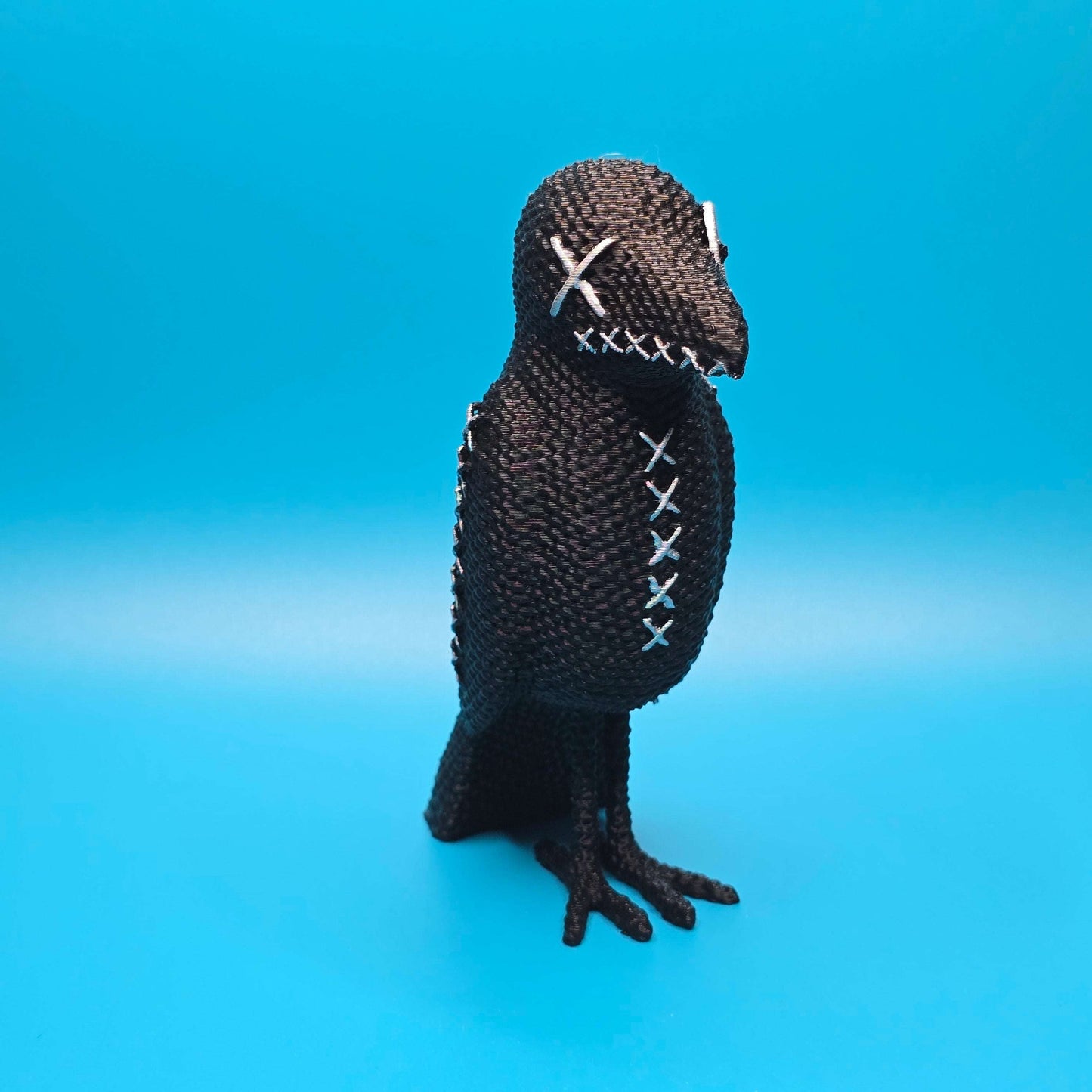 Nevermore the Raven | 3D Printed Stitchling Figurine - Impishly Yours
