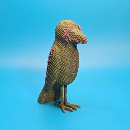 Nevermore the Raven | 3D Printed Stitchling Figurine - Impishly Yours