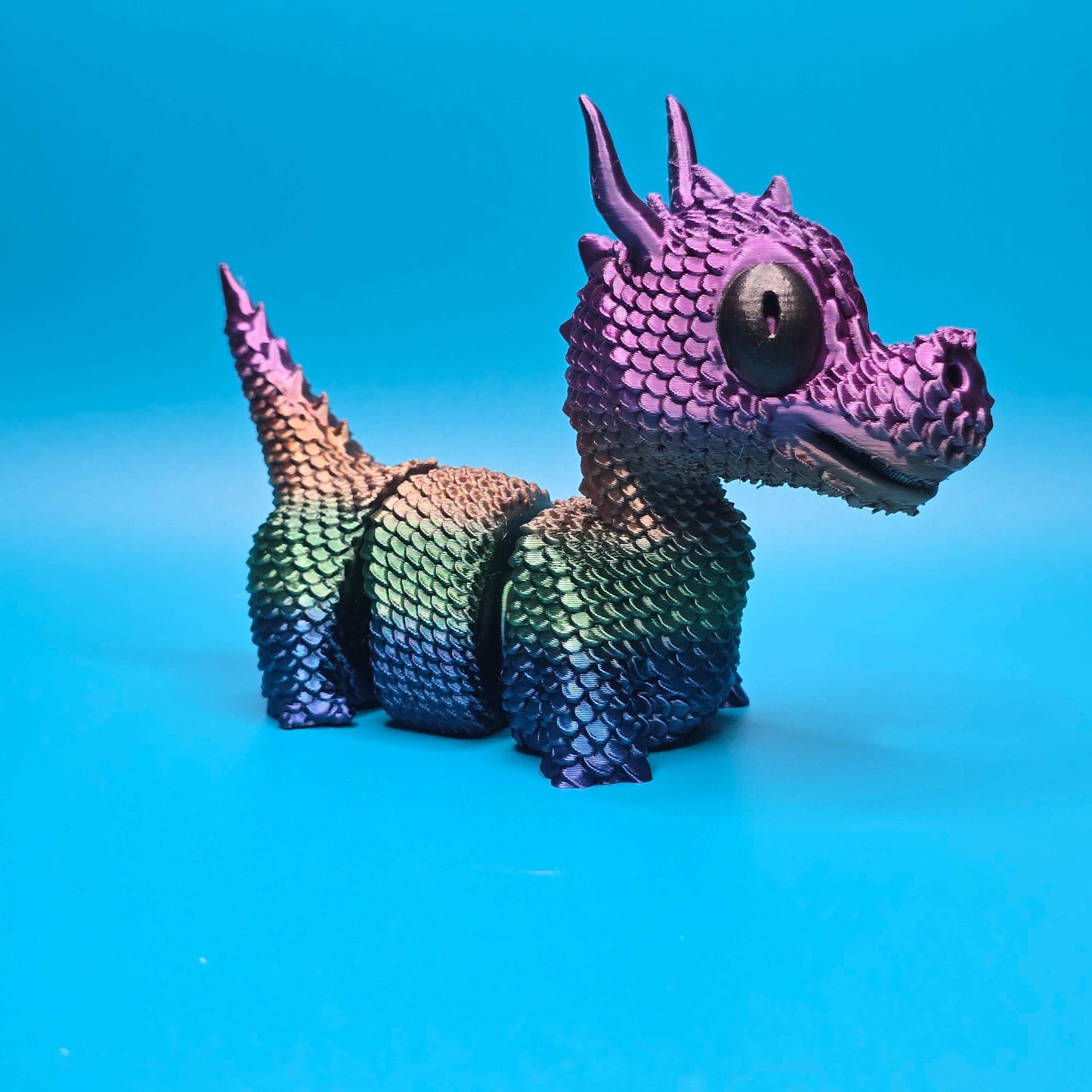 Niblet the Emberkin | Articulated 3D Printed Dragon Figurine - Impishly Yours