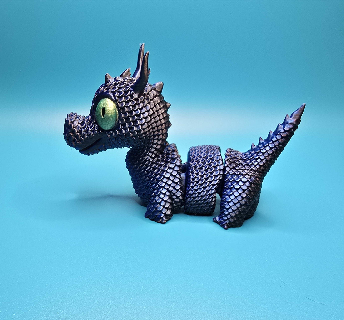 Niblet the Emberkin | Articulated 3D Printed Dragon Figurine - Impishly Yours