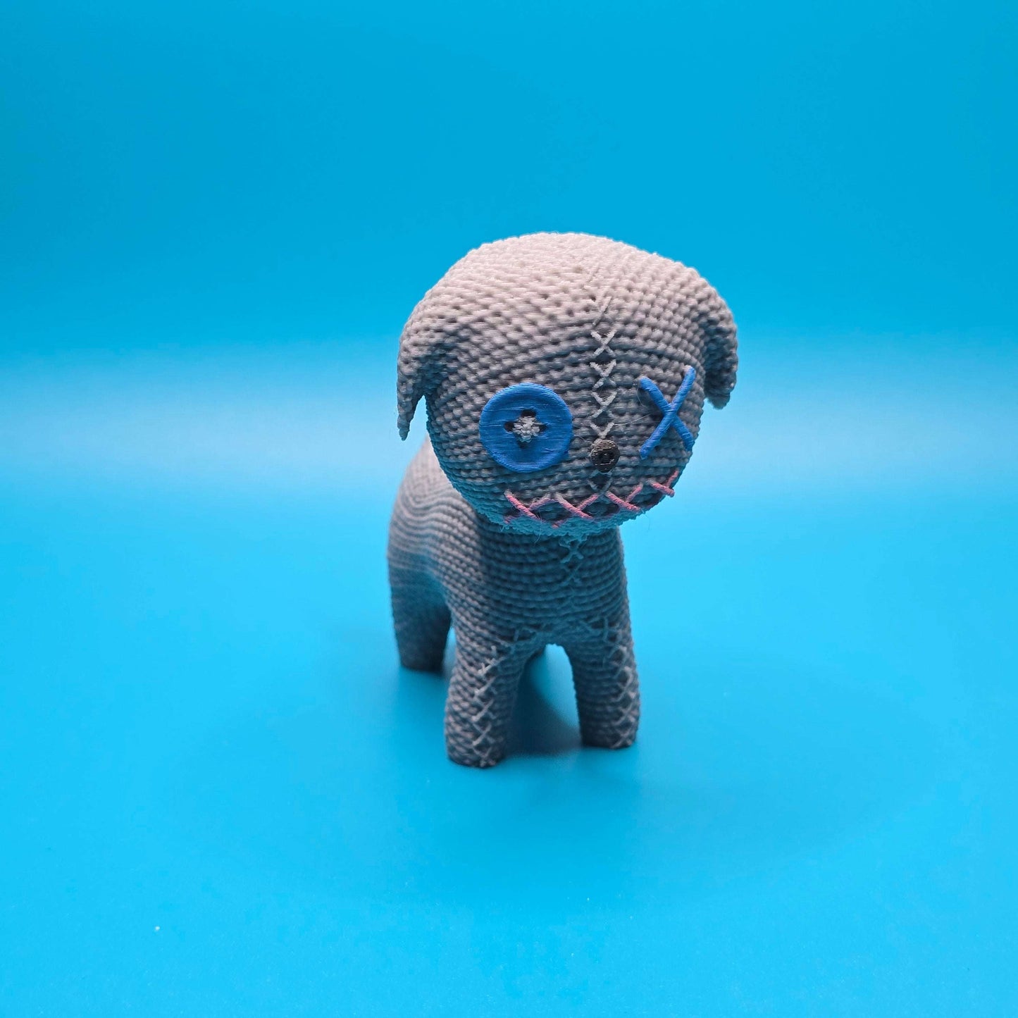 Patch the Puppy | 3D Printed Stitchling Figurine - Impishly Yours