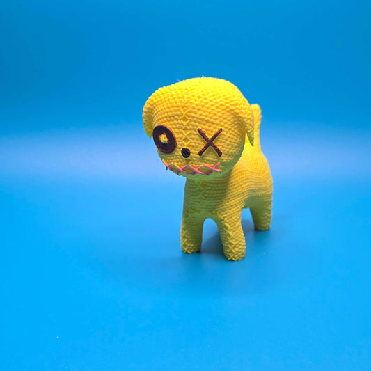 Patch the Puppy | 3D Printed Stitchling Figurine - Impishly Yours