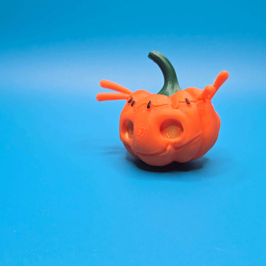 Pumpkin Boy Head Magnet | 3D Printed Creepy - Cute Decor - Impishly Yours