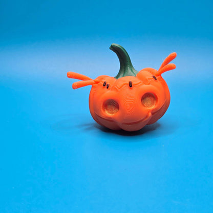 Pumpkin Boy Head Magnet | 3D Printed Creepy - Cute Decor - Impishly Yours