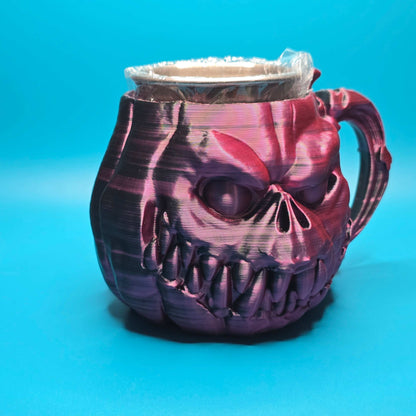 Pumpkin Mug | 3D Printed Creepy - Cute Drinkware - Impishly Yours
