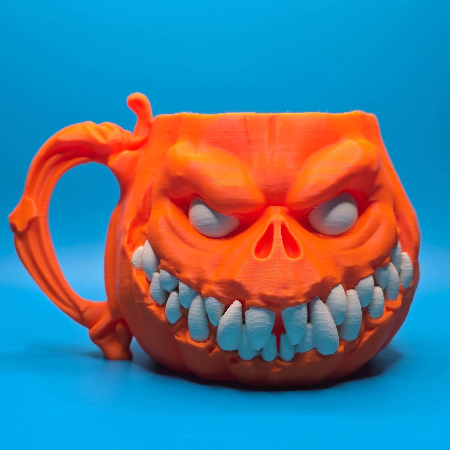 Pumpkin Mug | 3D Printed Creepy - Cute Drinkware - Impishly Yours
