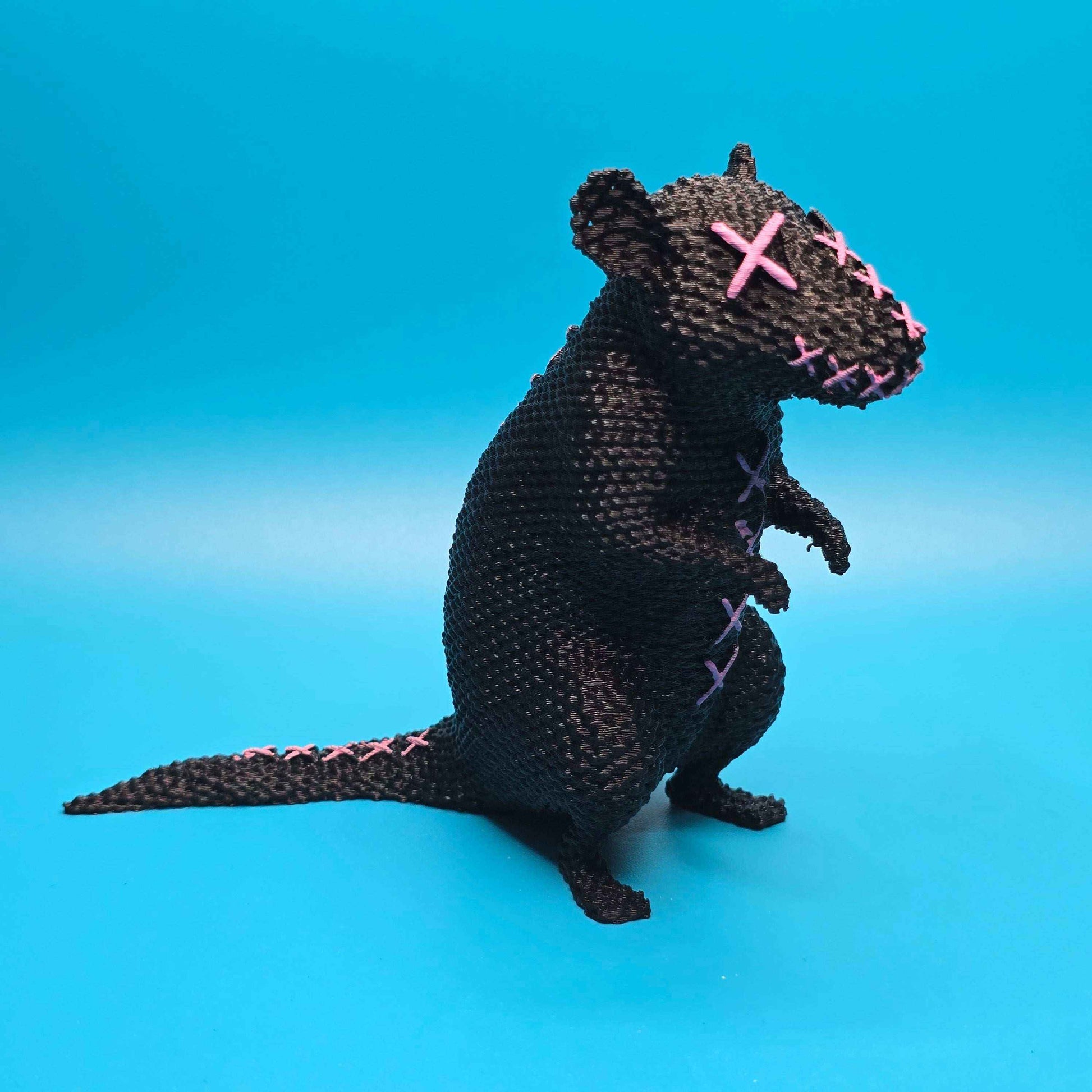 Ratley the Rat | 3D Printed Stitchling Figurine - Impishly Yours